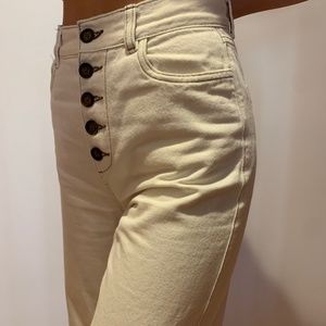 White Wide Leg jeans